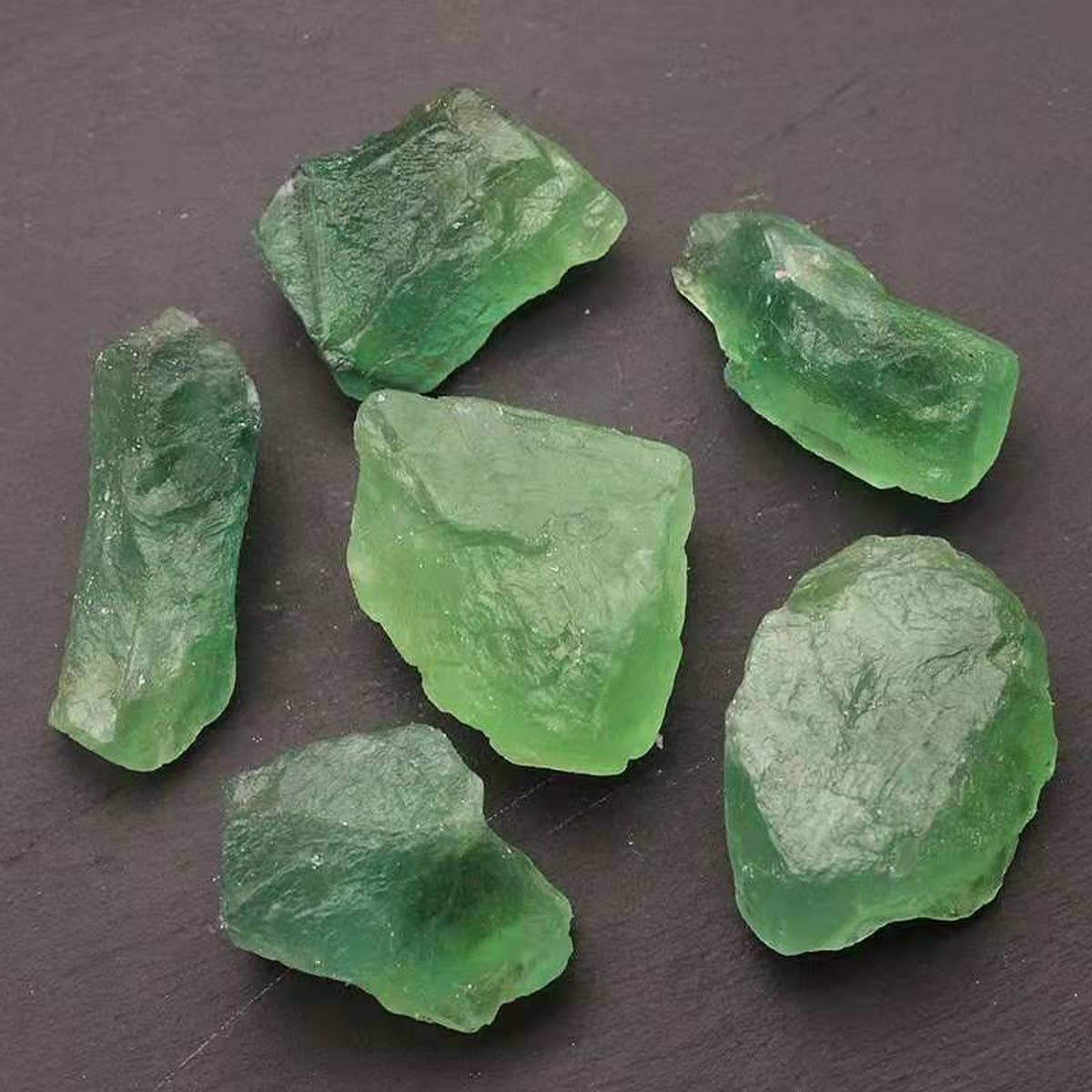 Natural Green Fluorite Diffuser Stones