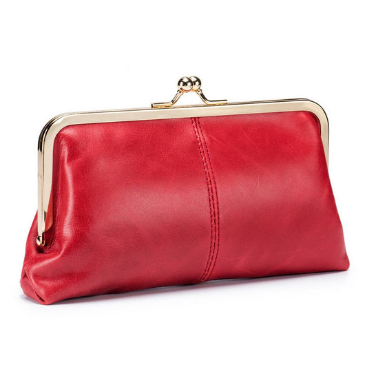LARGE CAPACITY SIMPLE RETRO CLIP BAG LONG WALLET_CWAB3740