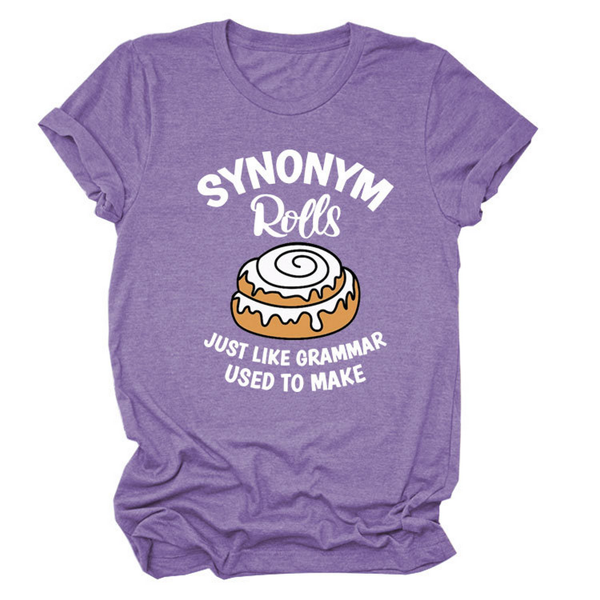 Loose Fit Women¡¯s T-Shirt with Cute Graphic