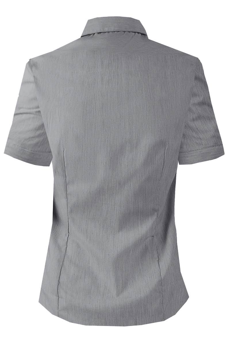 CWTSTS118-P_Slim Classic Short Sleeve Bttn Down Collar Shirt