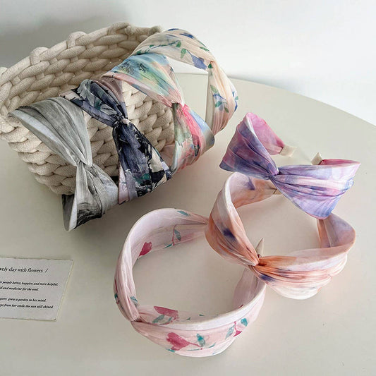 SUMMER FLORAL SWEET TIE-DYE HEADBANDS_CWAHA1147