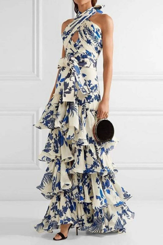 CWDMD5426_BOHO VACATION LACE-UP LOLITA MAXI DRESS