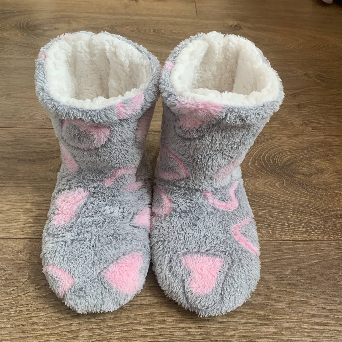 ADULTS THICKENED VELVET COMFORTABLE SOCK SLIPPERS_CWMS1206