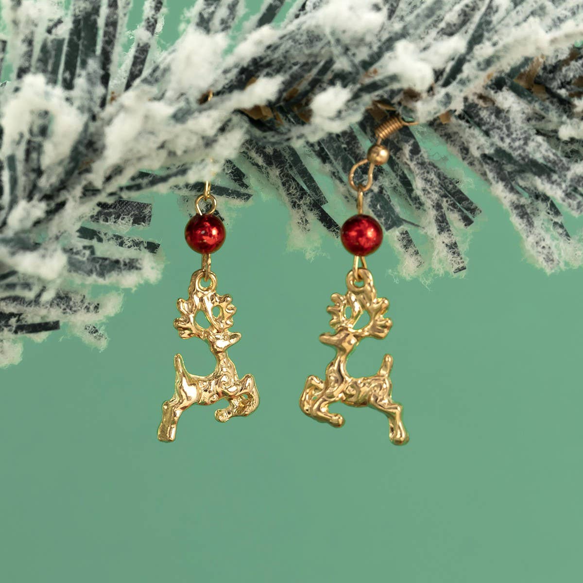 VERSATILE DEER BOW SIMPLE EARRINGS