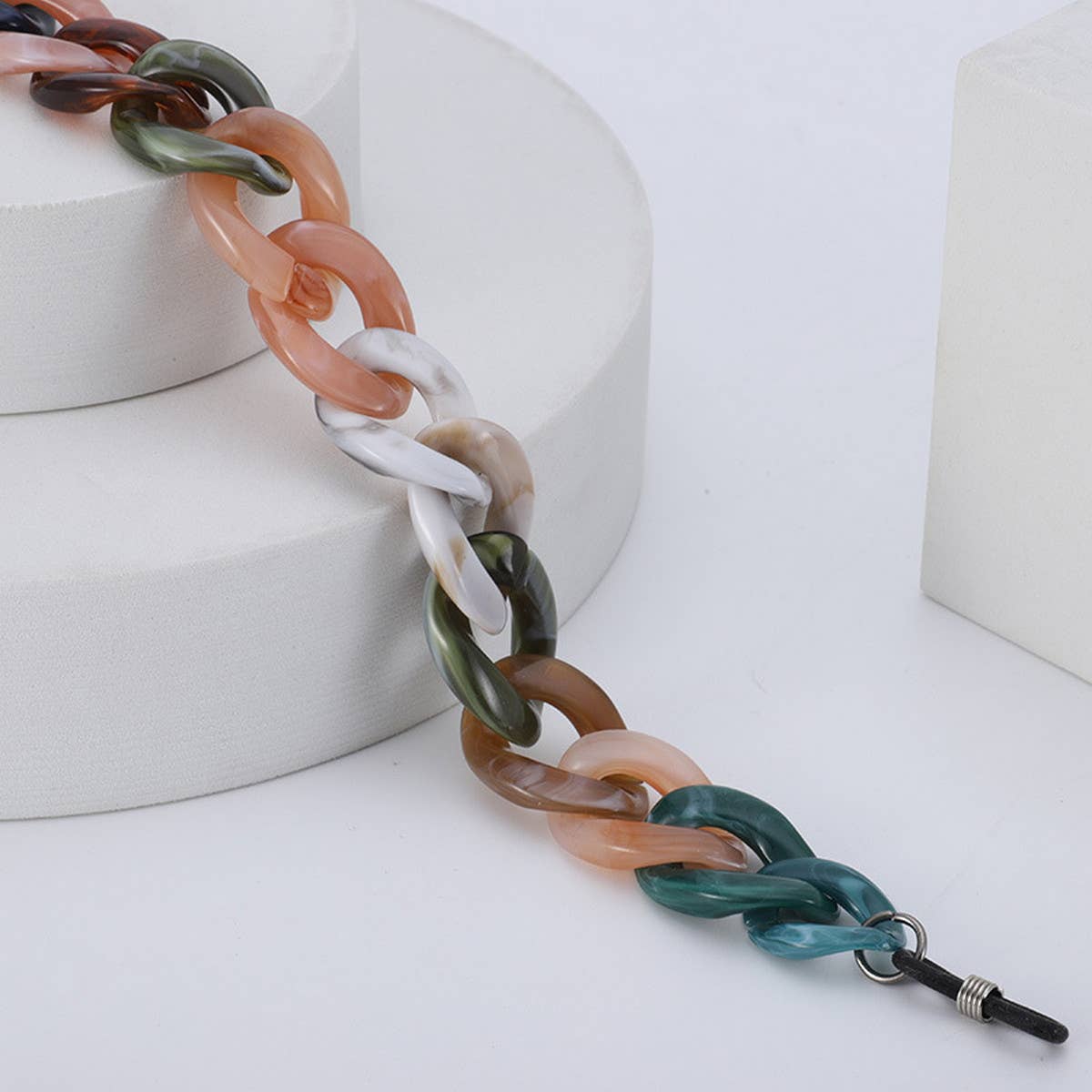 WOMEN CHAIN IRREGULAR GLASSES HANGING CHAIN