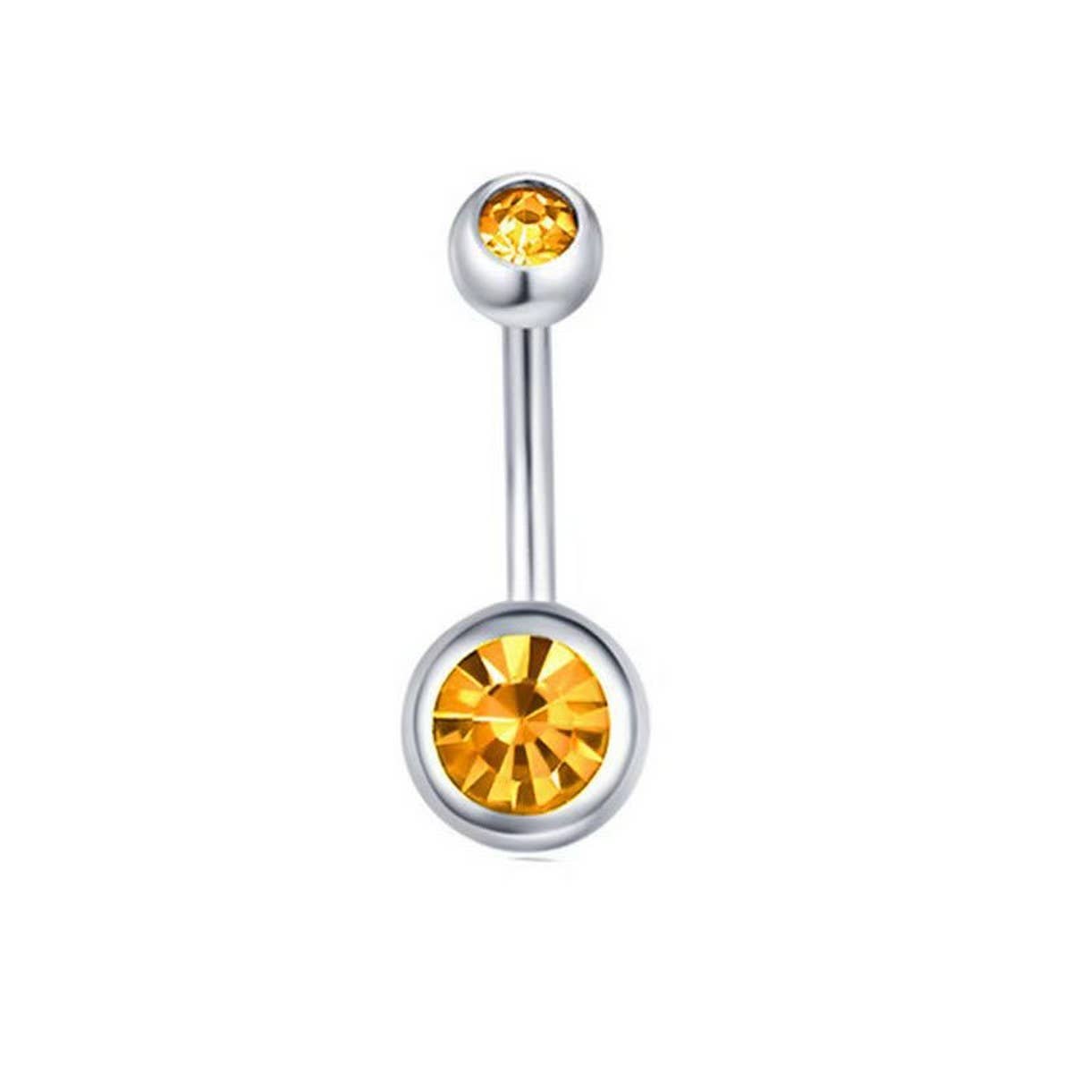 Zircon Belly Piercing Set – Mixed Charm Styles_CWMM9188