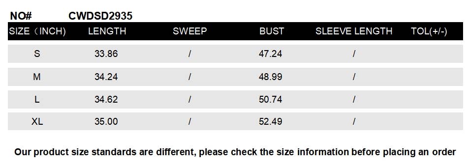 CWDSD2935_DEEP V-NECK BACKLESS RESORT STYLE BEACH DRESS