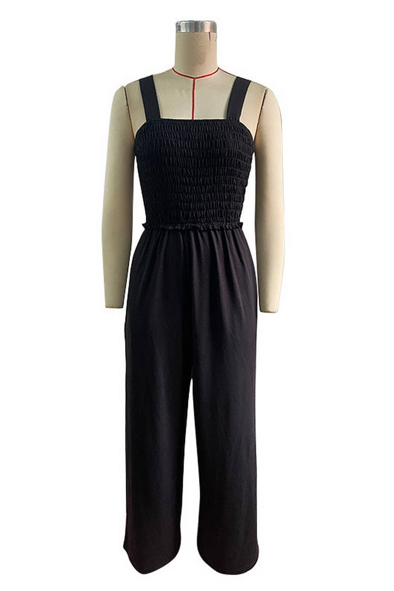 CWSJS0615_LOOSE WIDE-LEG JUMPSUIT WITH SUSPENDERS JUMPSUIT