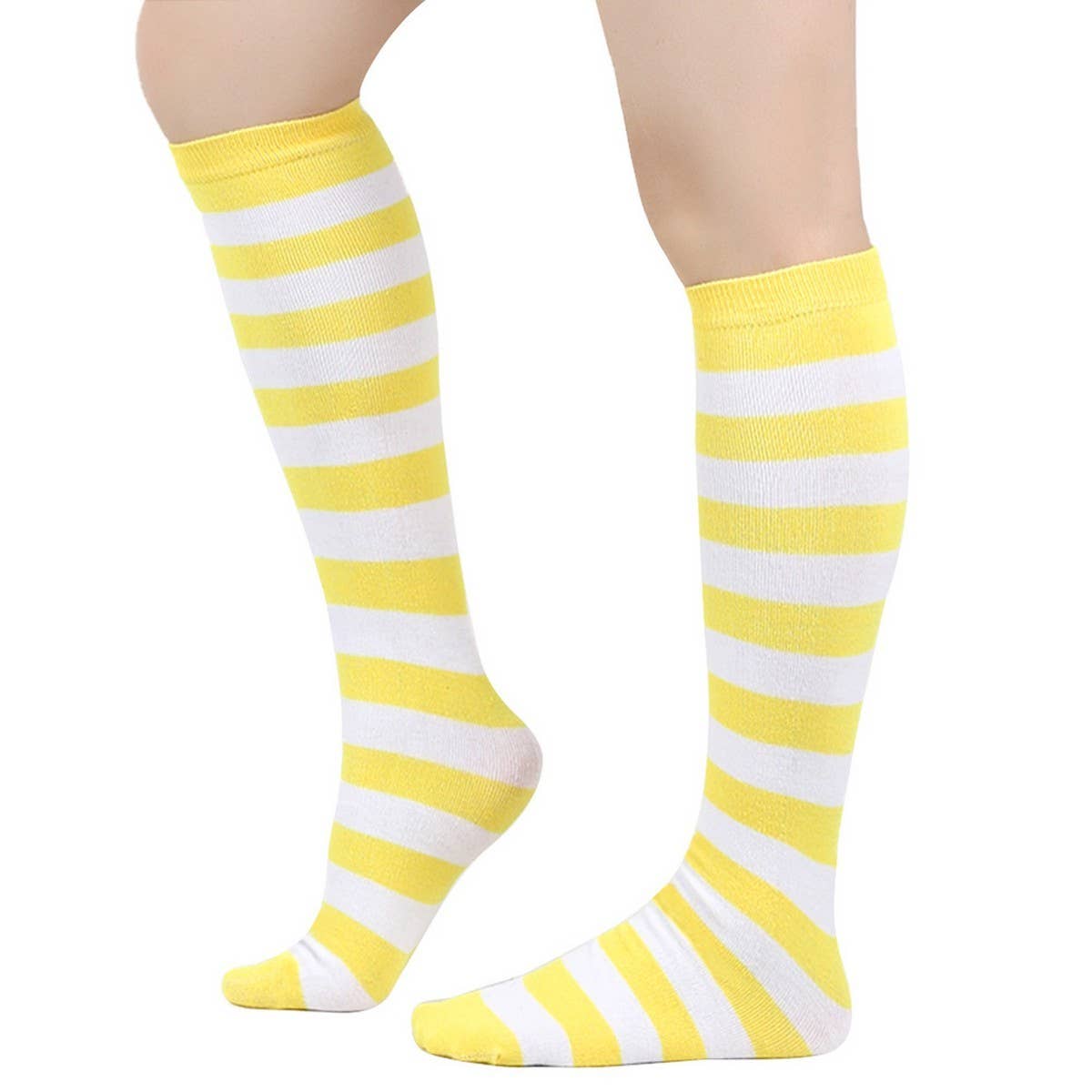 CWMM10073_STRIPED KNEE-HIGH SOCKS FOR CHRISTMAS