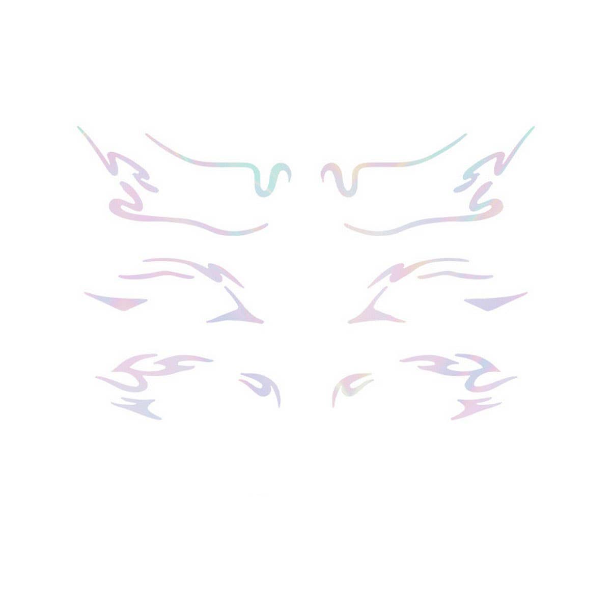 3D Laser Eye Makeup Tattoo Stickers Waterproof_CWMM8358