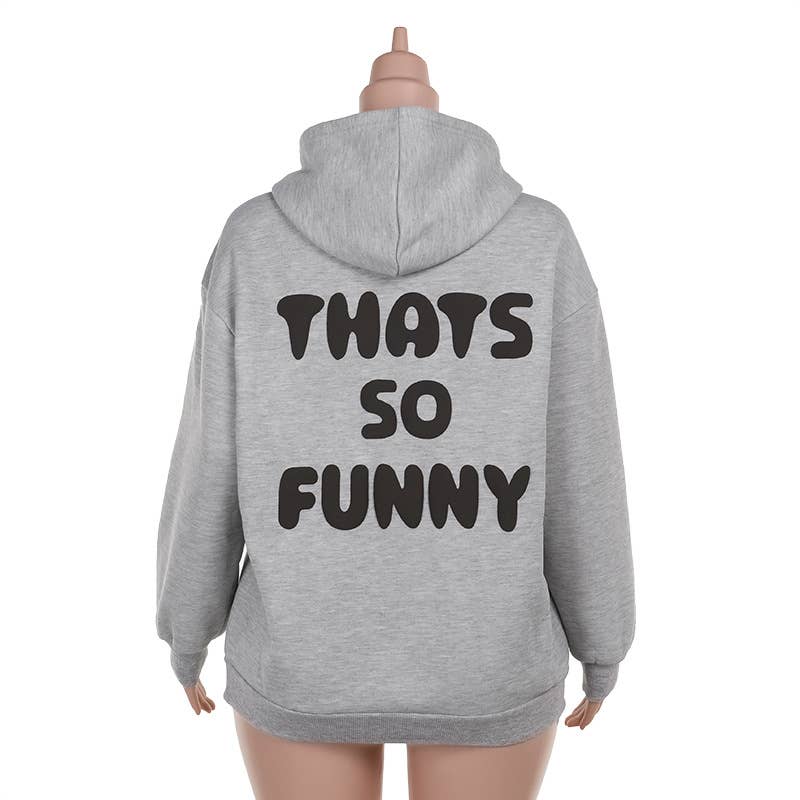 CASUAL PRINT HOODIE WITH FLEECE PULLOVER HOODIE