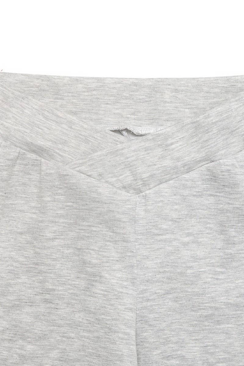 CWBLP2151_SOLID SLIM FIT FLARE CASUAL PANTS