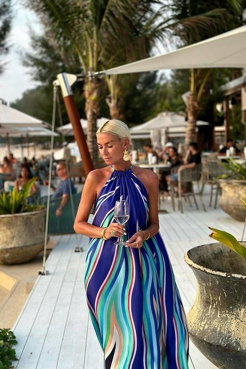 CWDHL1024_SUMMER NEW SEXY HALTER NECK SEXY DRESS