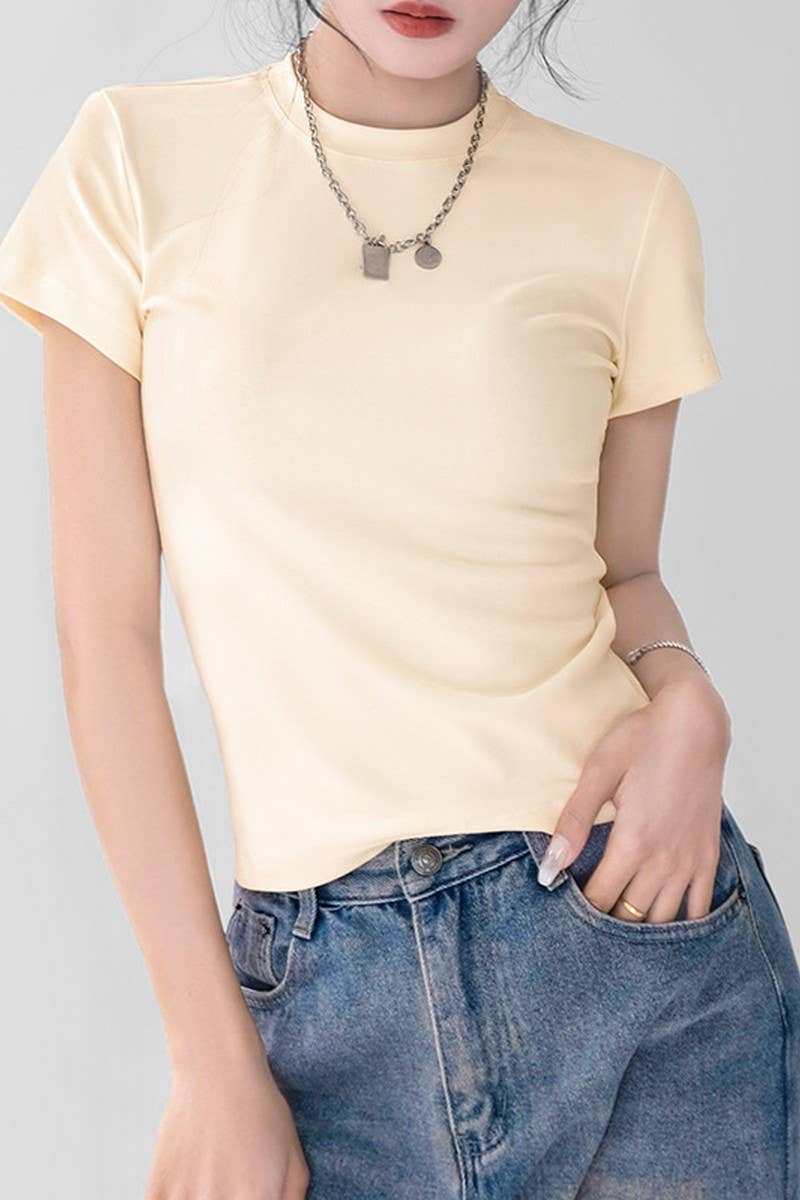 CWTTS1594_SUMMER SLIM FIT HOT GIRL TEMPERAMENT TOPS