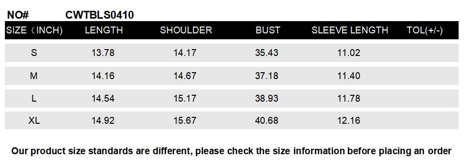 CWTBLS0410_Front Tie Short Sleeve Crop Top