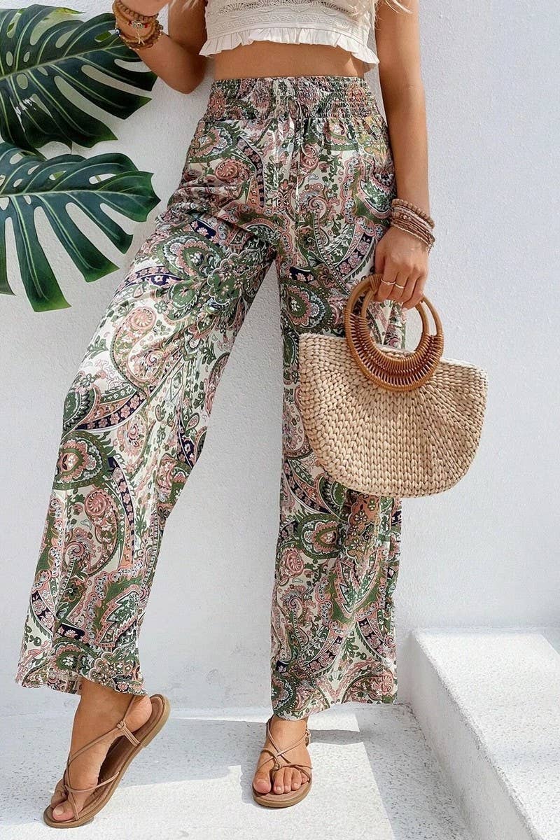 CWBLP1874_NEW SUMMER FASHION ALL-MATCH WIDE-LEG PANTS