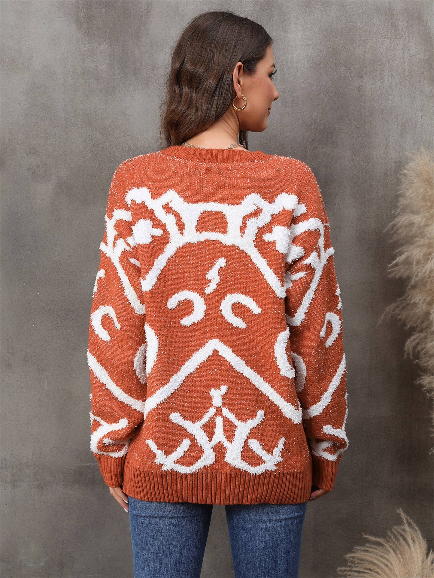 CHRISTMAS SWEATER FASHION KNIT PULLOVER SWEATER