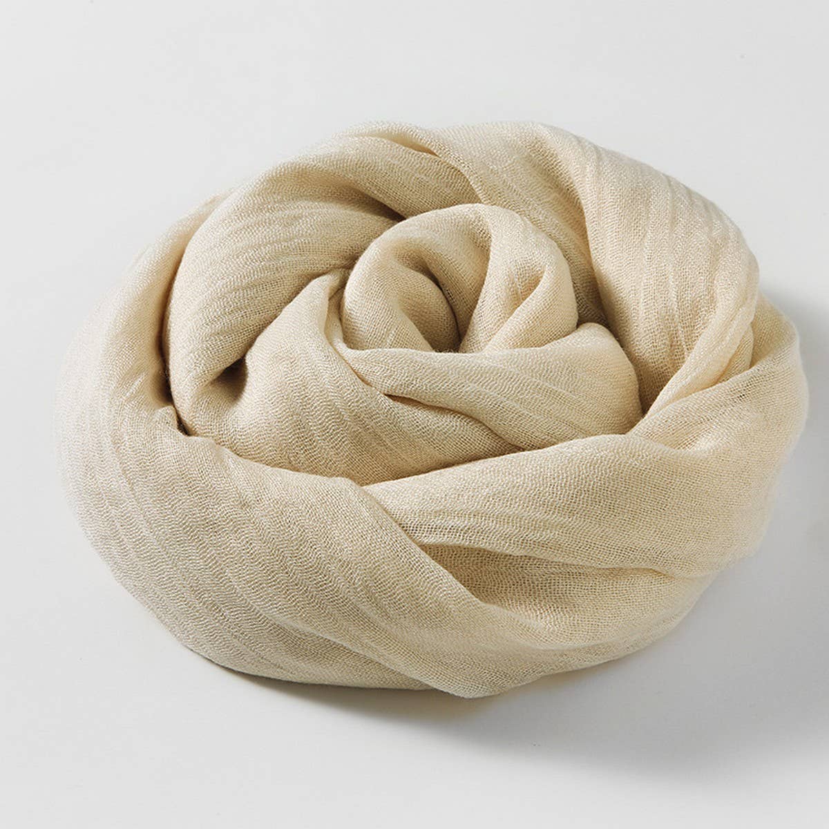 SOLID COLOR LONG LIGHTWEIGHT SCARF WRAP SHAWL_CWASC0204