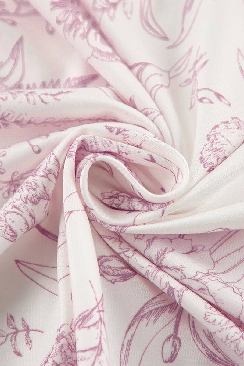 CWSPJ0318_SUSPENDER CARDIGAN LONG SLEEVE SHORTS PAJAMA SET