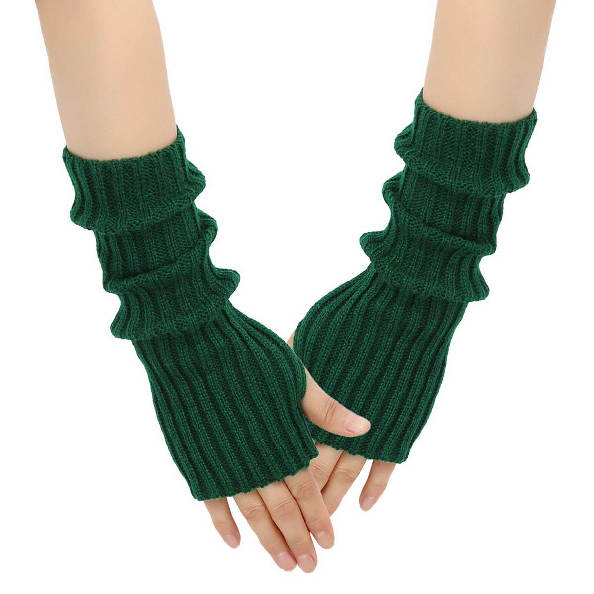 CWMM10077_KNIT FINGERLESS ARM WARMERS WOMEN