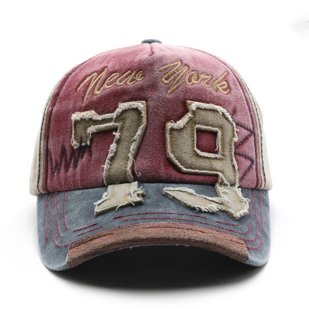 CWAH3225_KOREAN WASHED OLD SUN PROTECTION BASEBALL CAP