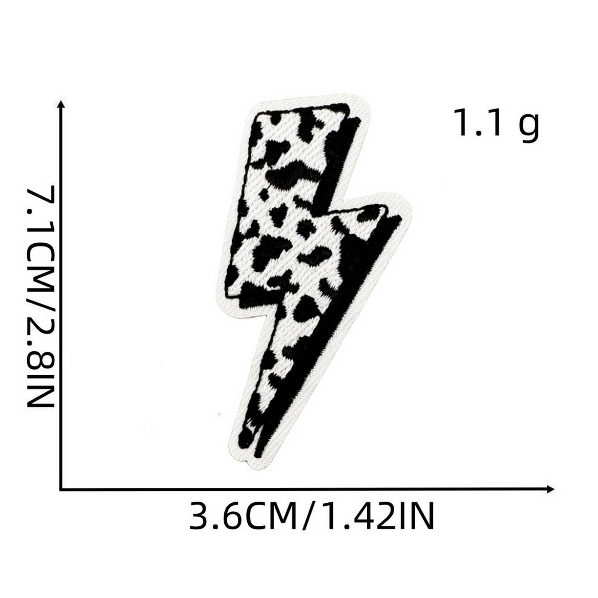 CARTOON COW CUTE EMBROIDERED PATCH_CWMM4064