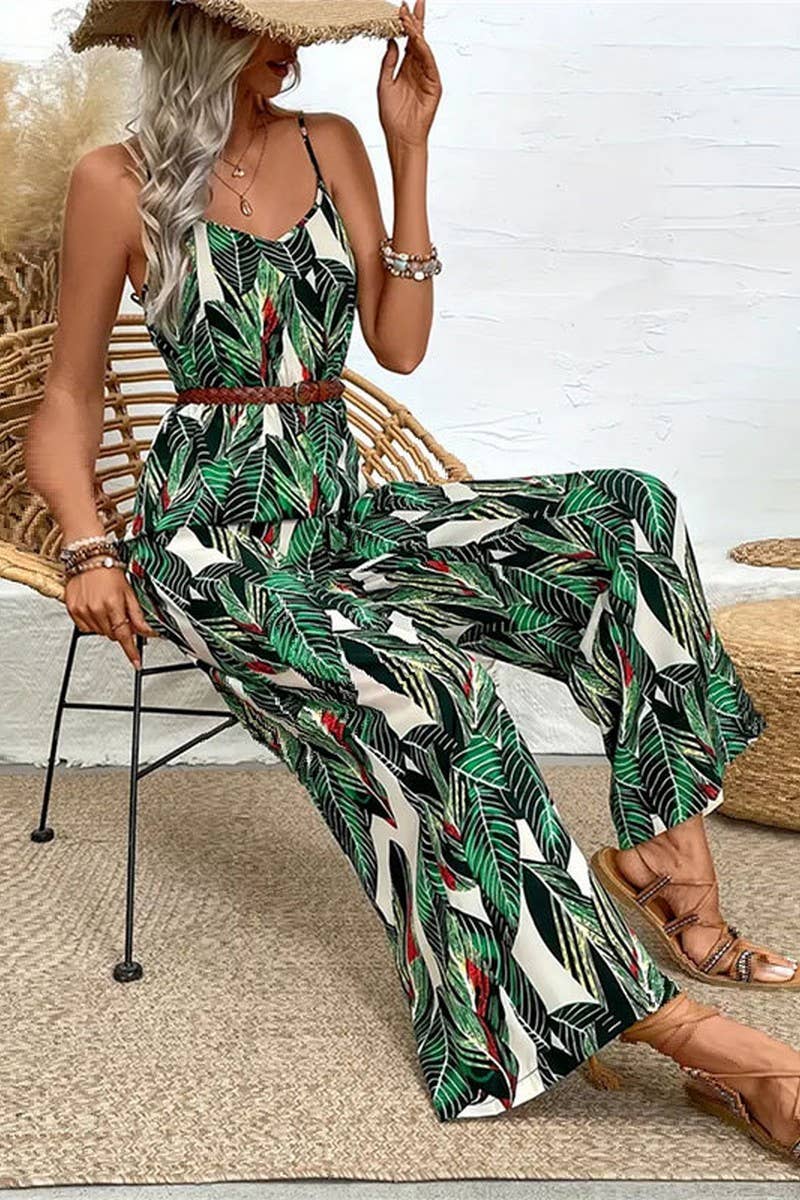 CWSBSSL0139_PRINTED SUSPENDERS DRAPED WIDE-LEG JUMPSUIT