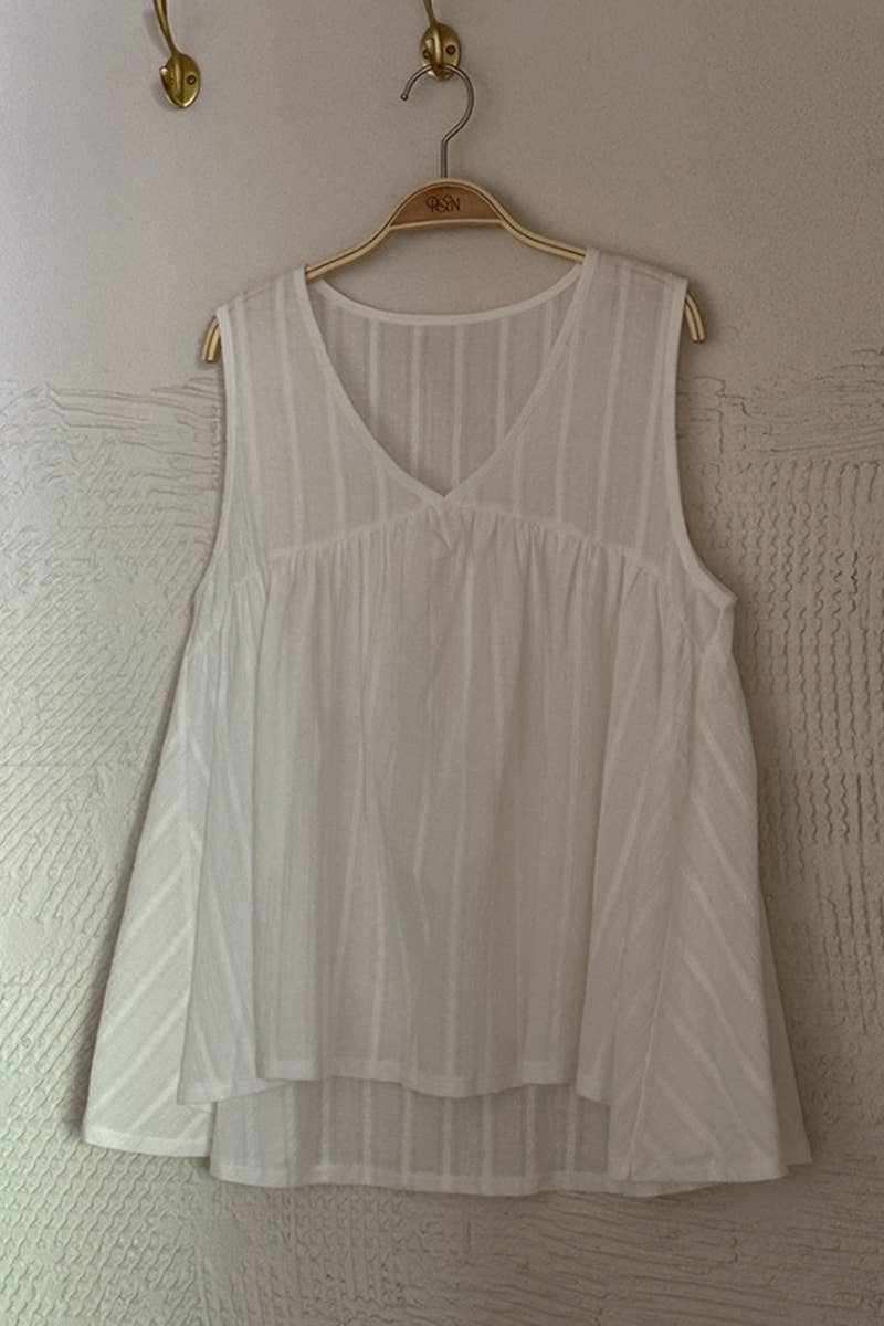 COTTON JACQUARD PYJAMAS TWO-PIECE SET