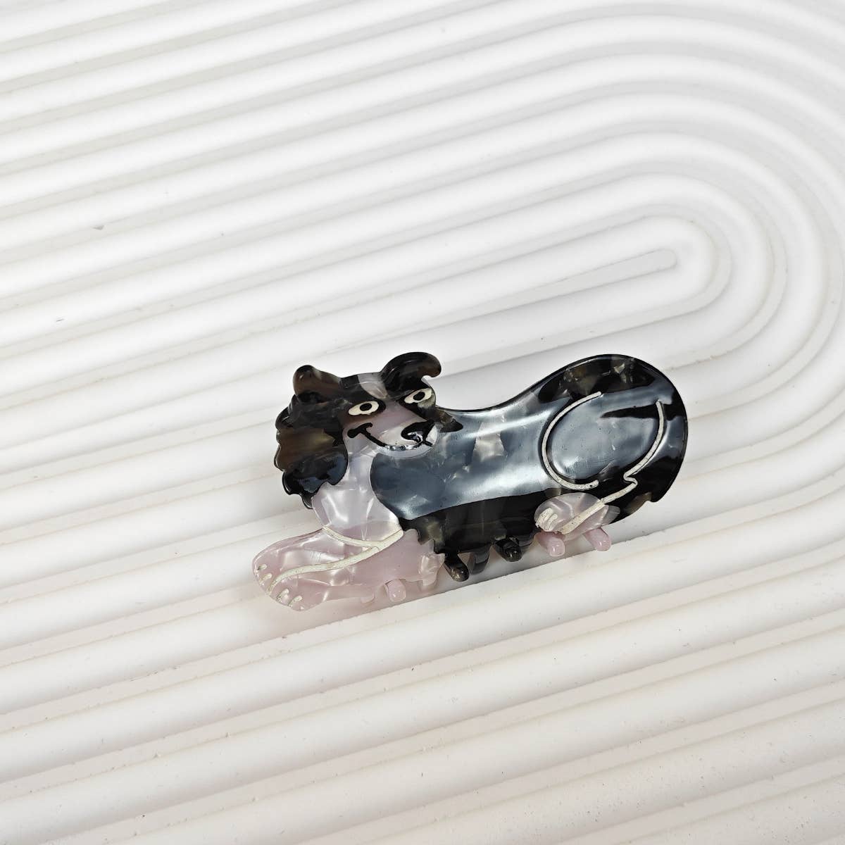 Cartoon Corgi Hair Claw Clip, Acetate Material_CWAHA6433