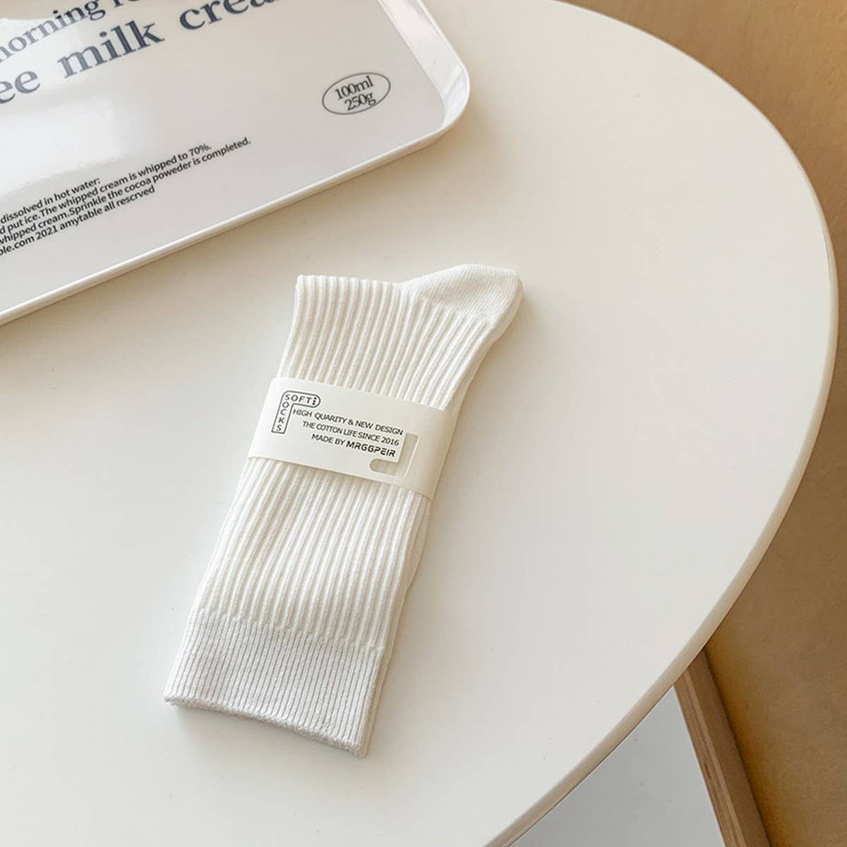 CWMS2495_SPRING AND SUMMER MACARON COLOR SOCKS