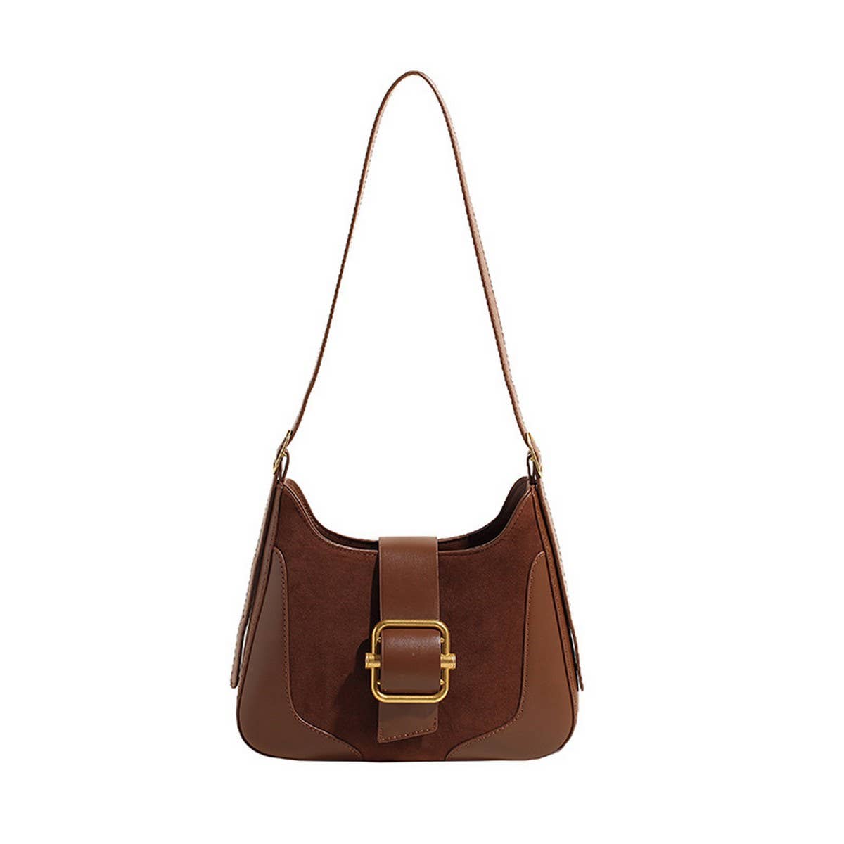 NEW AUTUMN RETRO CONTRAST COLOR UNDERARM BAG_CWAB3283