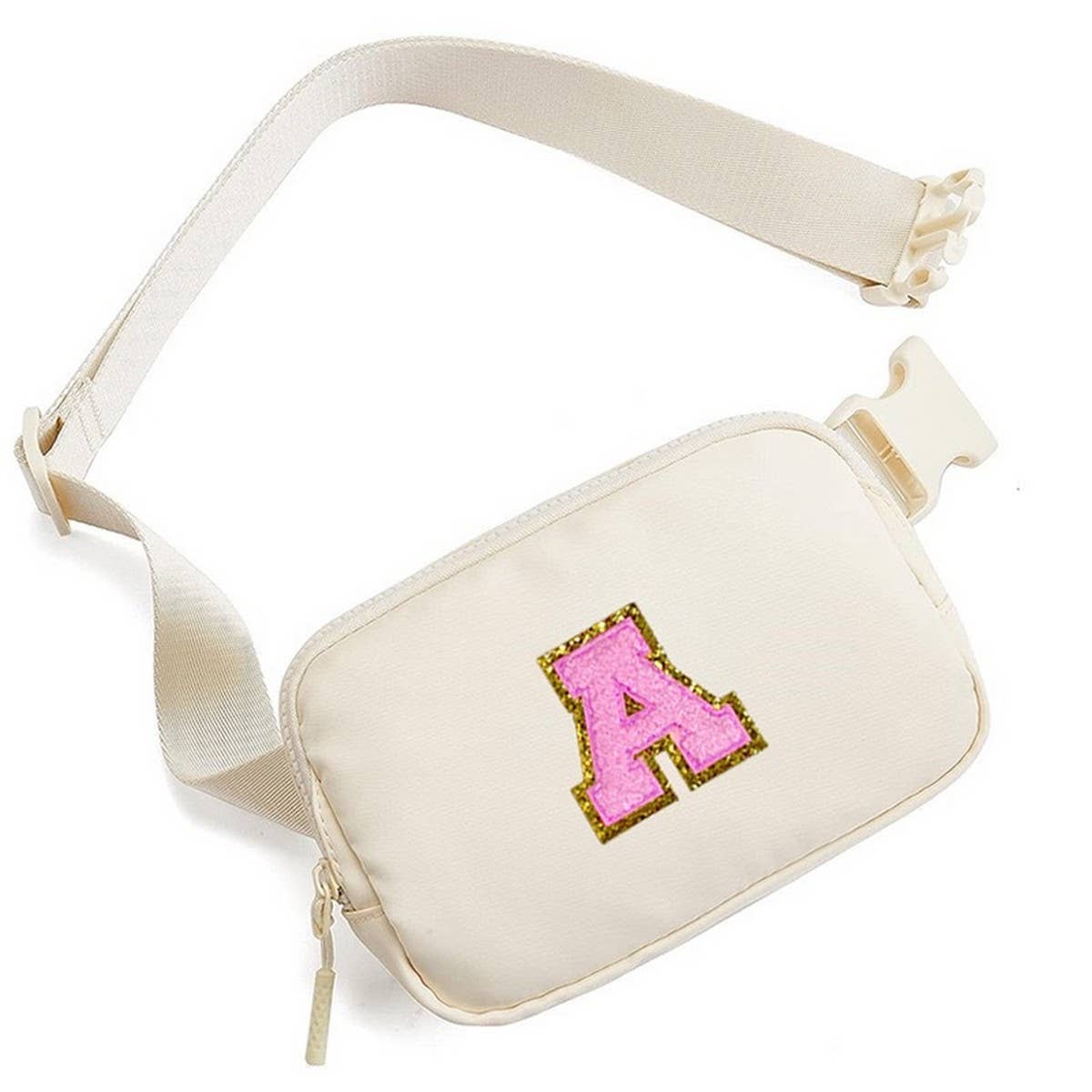 Nylon Letter Belt Bag??Adjustable Sport Waist Pack_CUAB0281