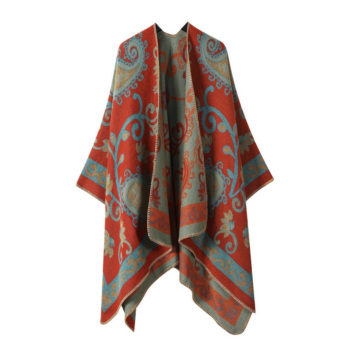 RETRO SHAWL SCARF WARM OUTERWEAR CAPE_CWASC2215