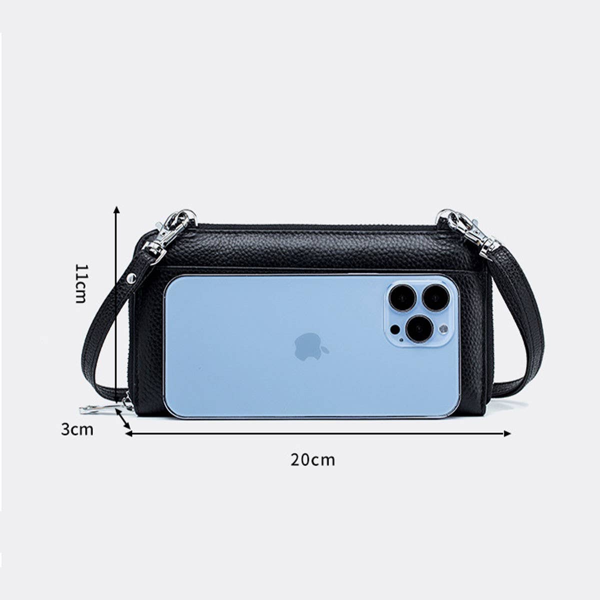 MINI CROSSBODY PHONE BAG GENUINE LEATHER WALLET_CWAB3730