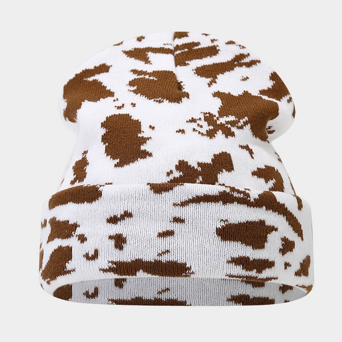 KOREAN STYLE EMBROIDERED LETTER KNITTED HAT_CWAH2119