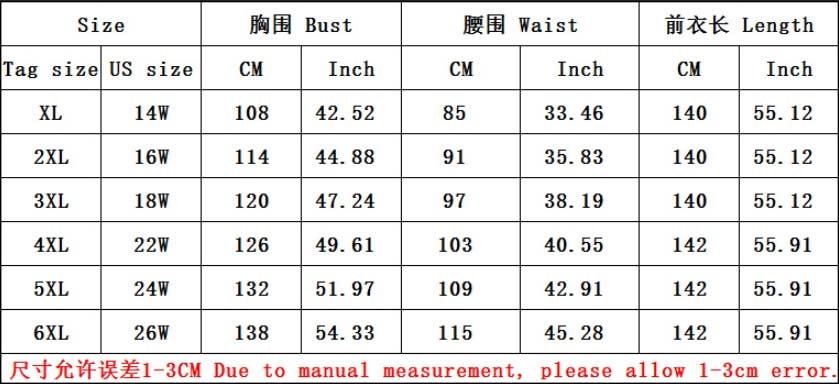 CWDMD3235_PLUS SIZE V NECK LONG SLEEVE PRINTED DRESS