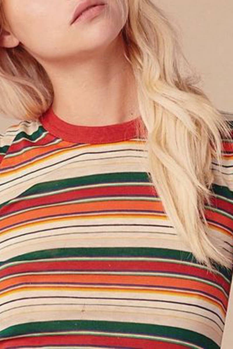 CWTBLL3965_LONG SLEEVE STRIPED CREW NECK T-SHIRT