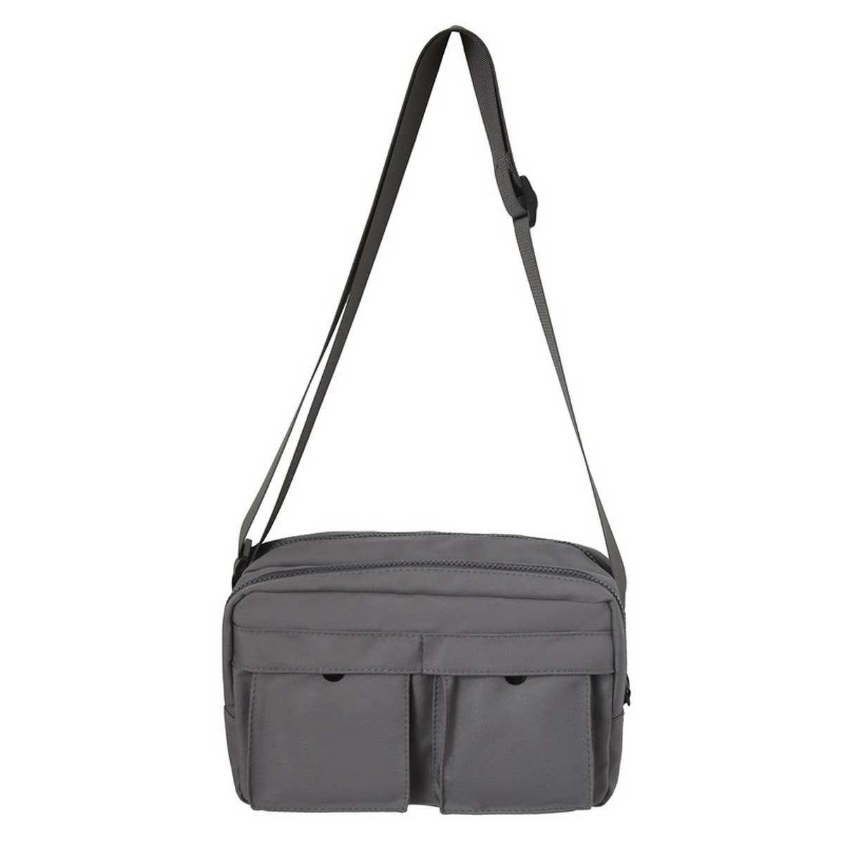 SOLID COLOR SIMPLE COOL COUPLE SHOULDER BAG_CWAB2450