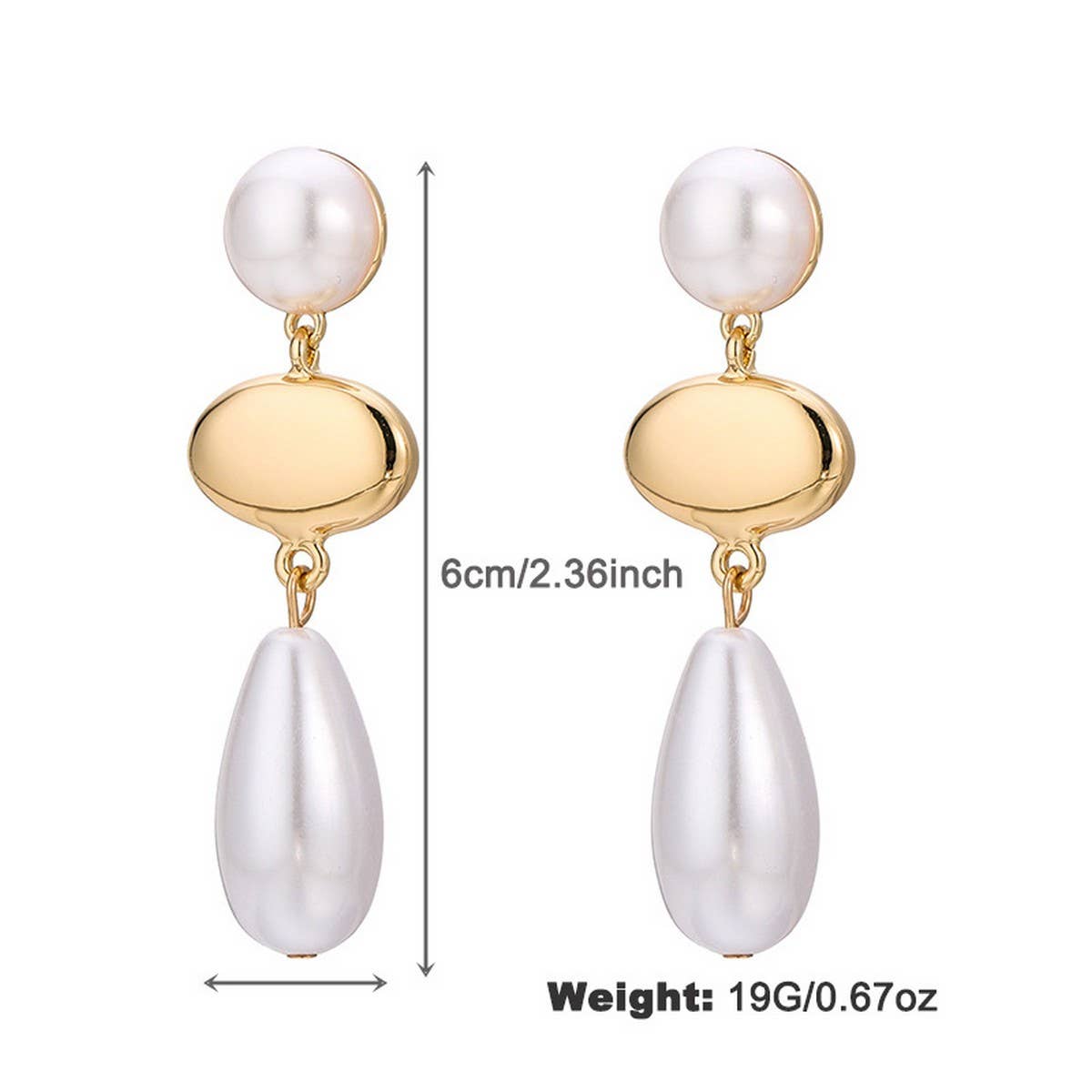FASHIONABLE PEARL IRREGULAR NECKLACE JEWELRY SET