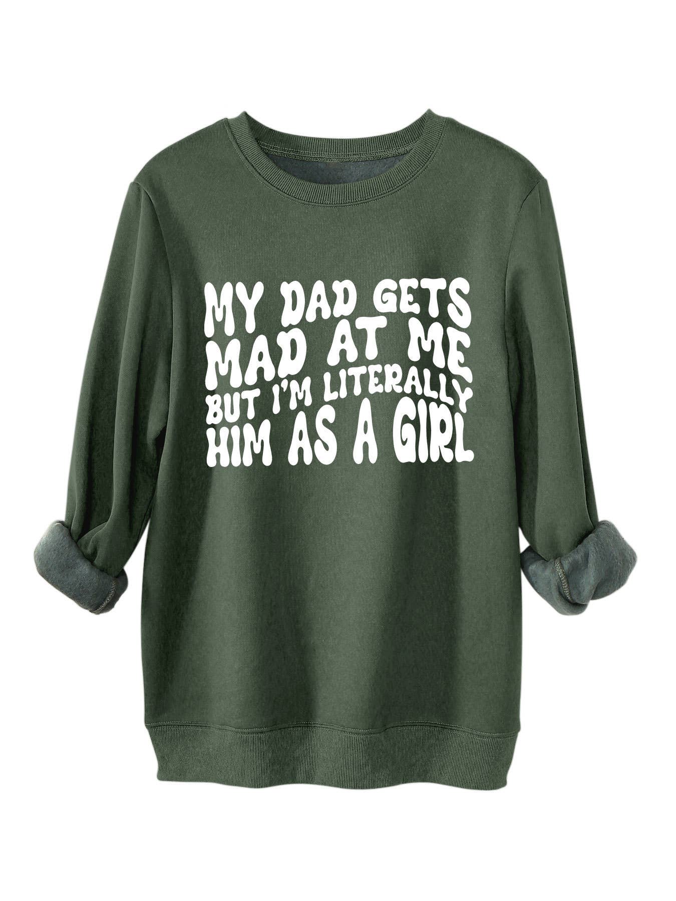 Fashionable letter printed thickened warm hoodie