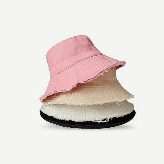 CWAH1680_Simple Vintage Washed Bucket Hat