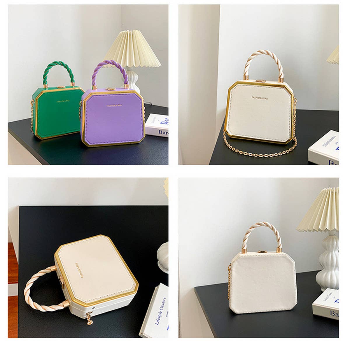 FASHIONABLE CHAIN DINNER BAG_CWAB1573