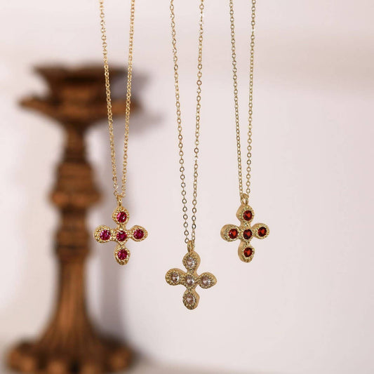 Halloween Creative Cross Pendant Necklace