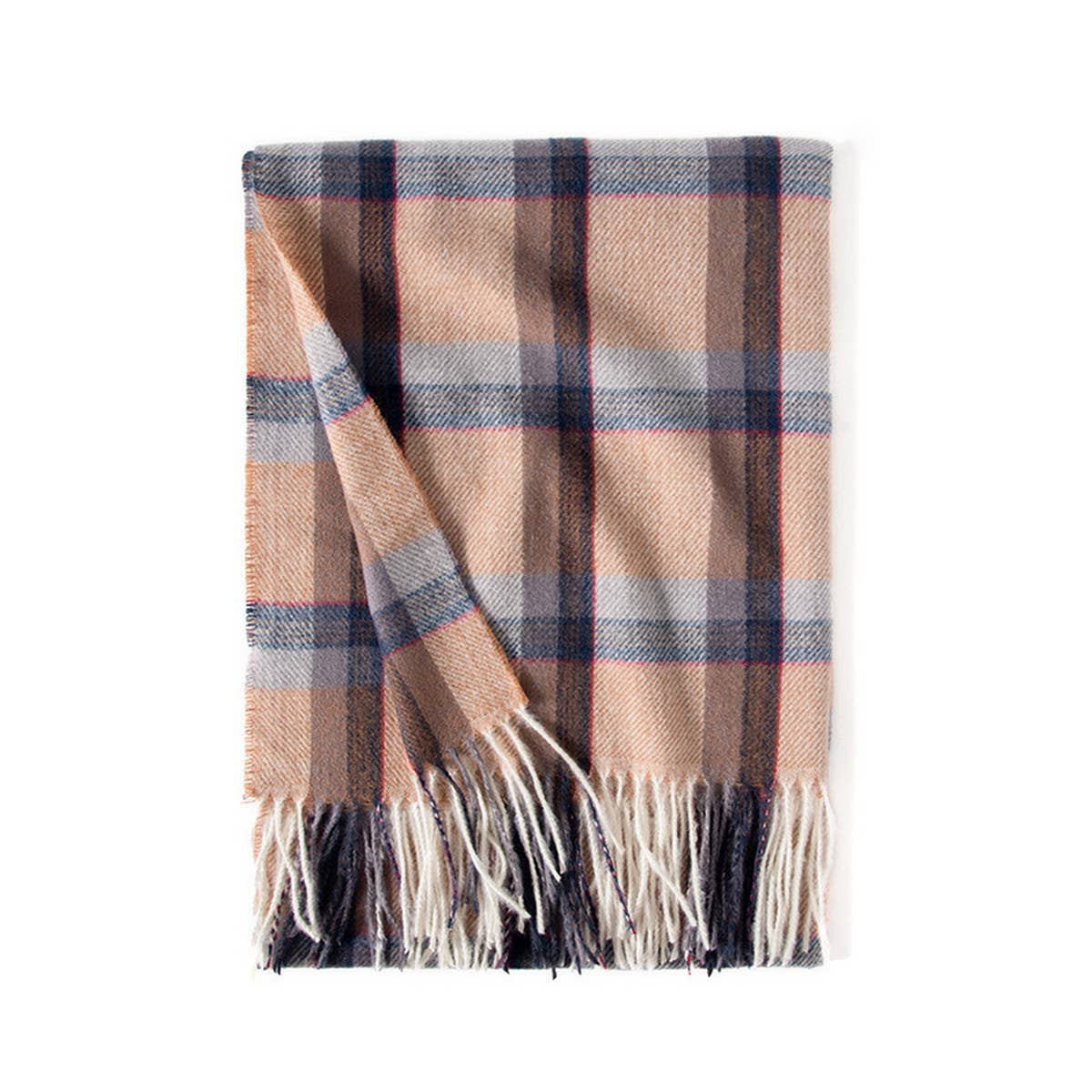 WINTER  SHAWL WRAPS BIG GRID SOFT BLANKET SCARFS