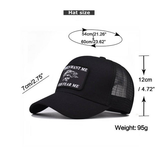 ANIMAL EMBROIDERED BREATHABLE MESH TRUCKER HAT_CWAH1359