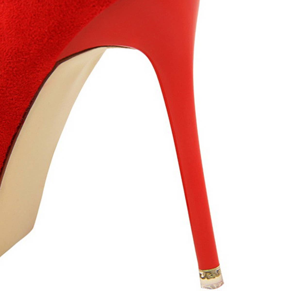 SUEDE SHALLOW POINTED TOE STRAPPY HIGH HEELS_CWSHH0074