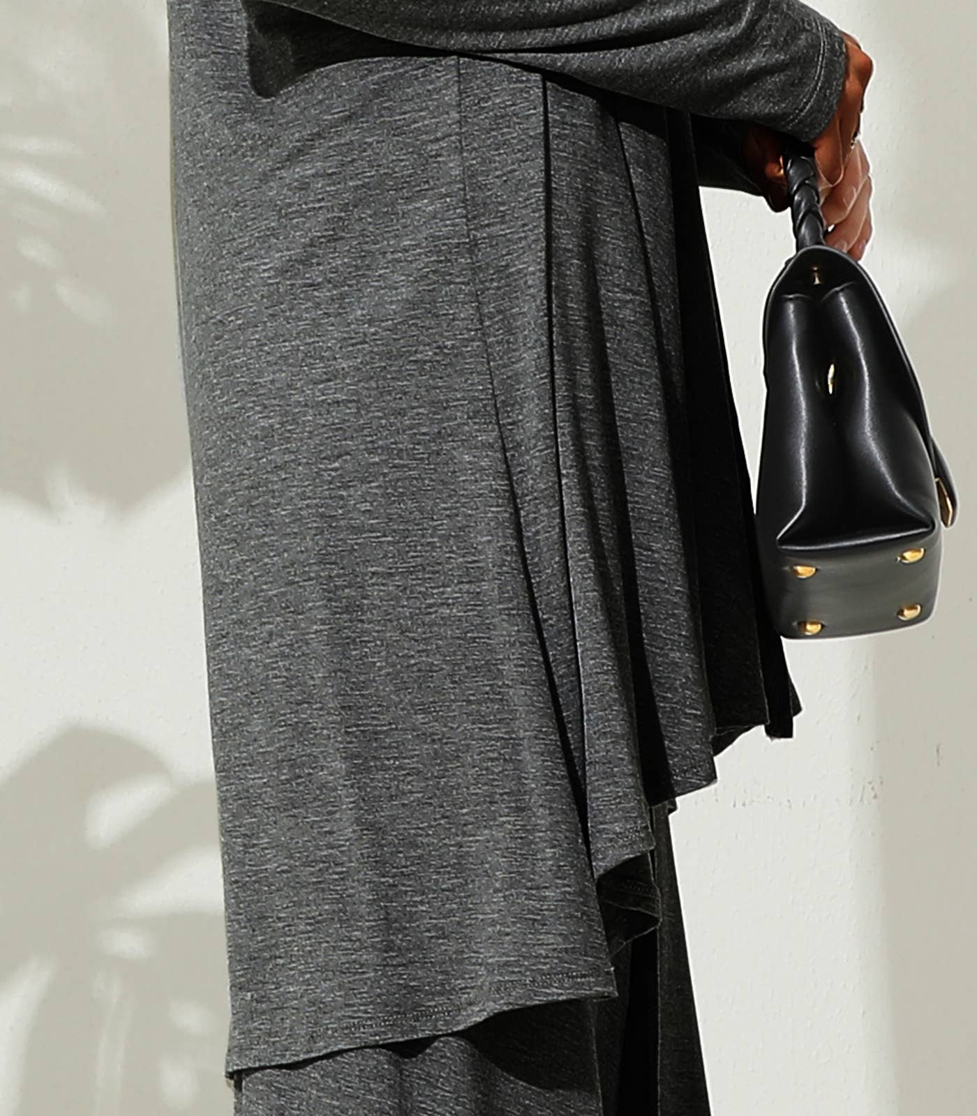 AWTL074_Long Sleeve Casual Open Front Long Cardigan