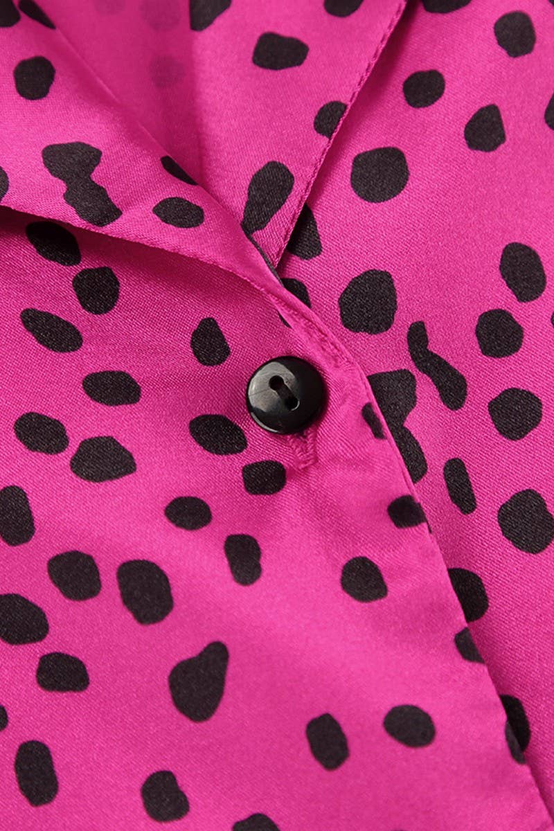 CWSPJ0398_LEOPARD PRINT LONG-SLEEVED UNDERWEAR SHORTS SET