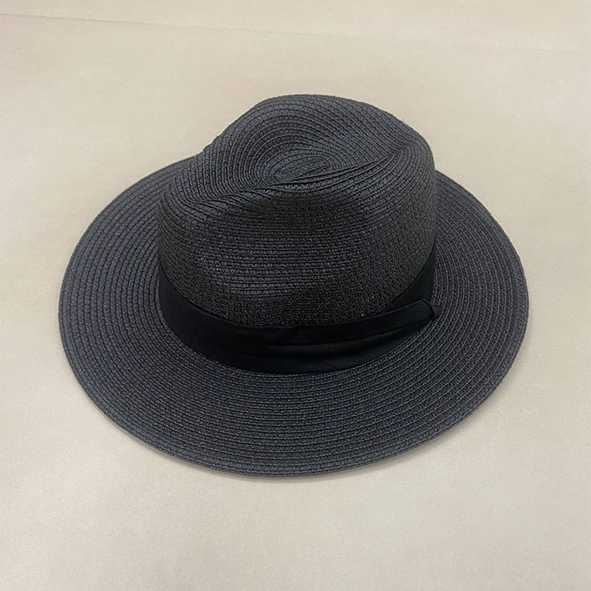 All-match simple beach vacation straw hat_CWAH3448
