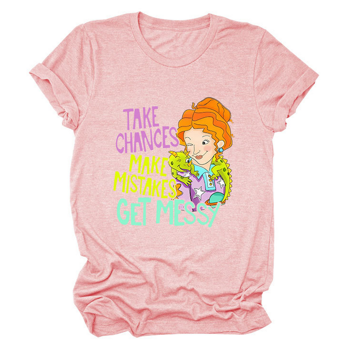 Positive Message Tee ?œTake Chances??Print_CWTTS1484